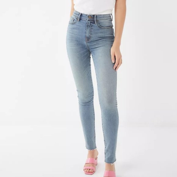 BDG Urban Outfitters Twig High Rise Skinny Jeans Light Wash Size 27 - Picture 1 of 7